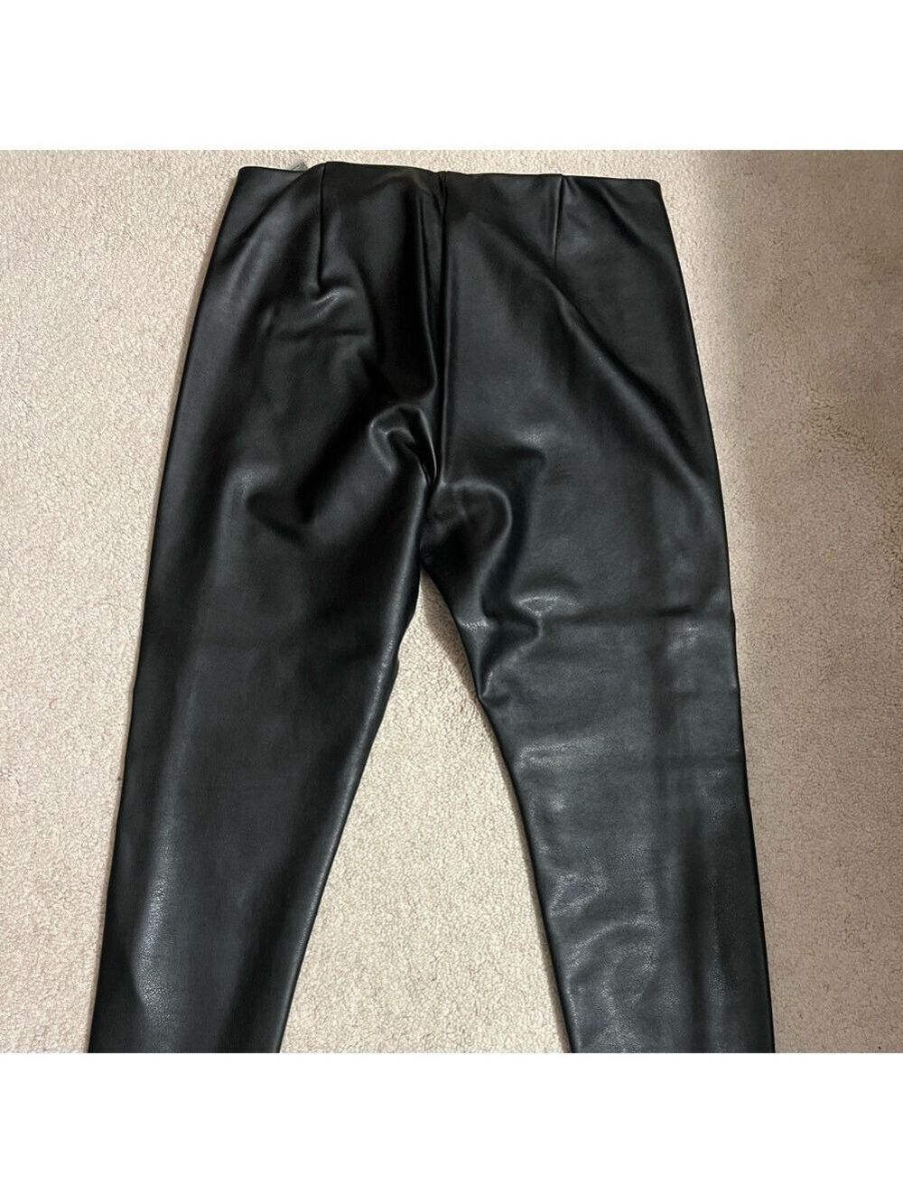 NWOT Banana Republic Vegan Leather Devon Legging Pants 8 Petite - Picture 2 of 8